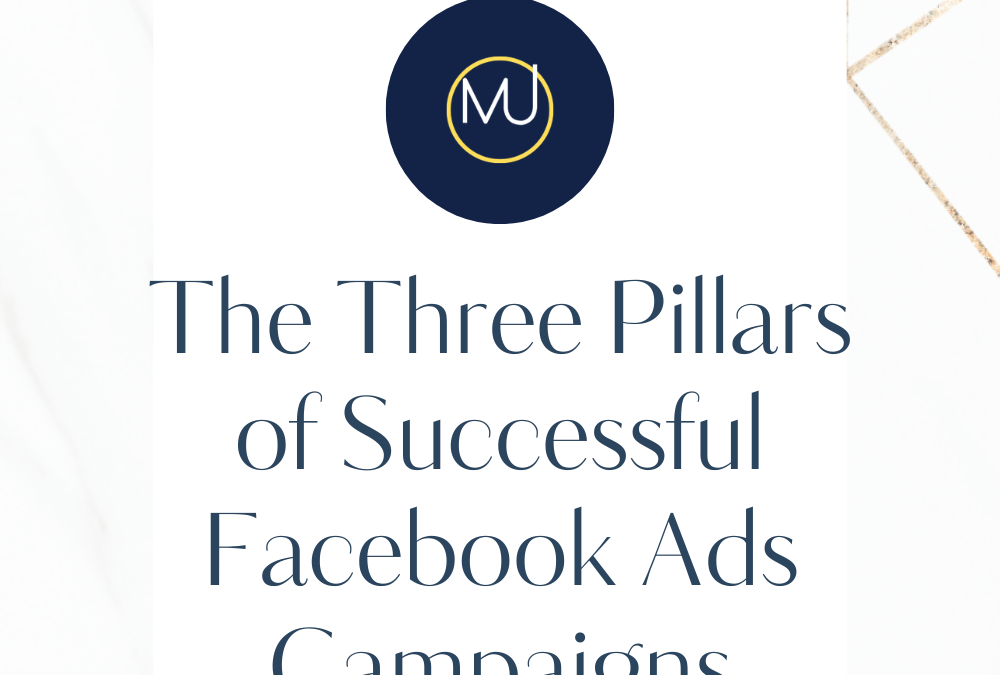 The Three Pillars of Successful Facebook Ads Campaigns